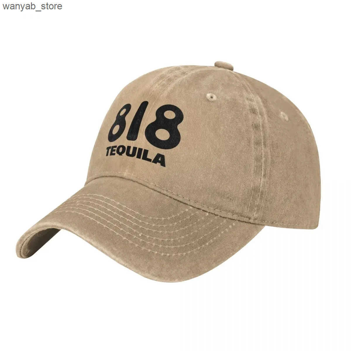 Ball Caps 818 Tequila Black Baseball Hat Wine Mens Mens Sun Sunshade Hat Hip Hop papa Summer Y2k Fun Outdoor Sun Baseball Hat L240910