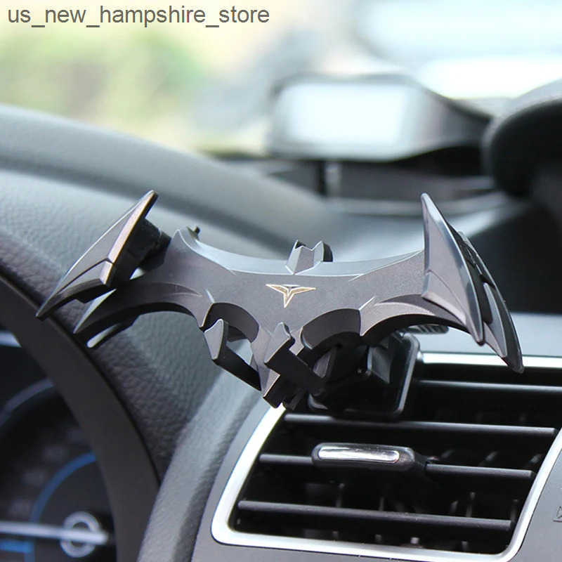 Car Holder Bat-shaped Gravity Buckle Type Car Phone Holder Air Outlet Navigation Support Frame Suitable For All 4-6.5 Inch Devices J241202-image-1035977554