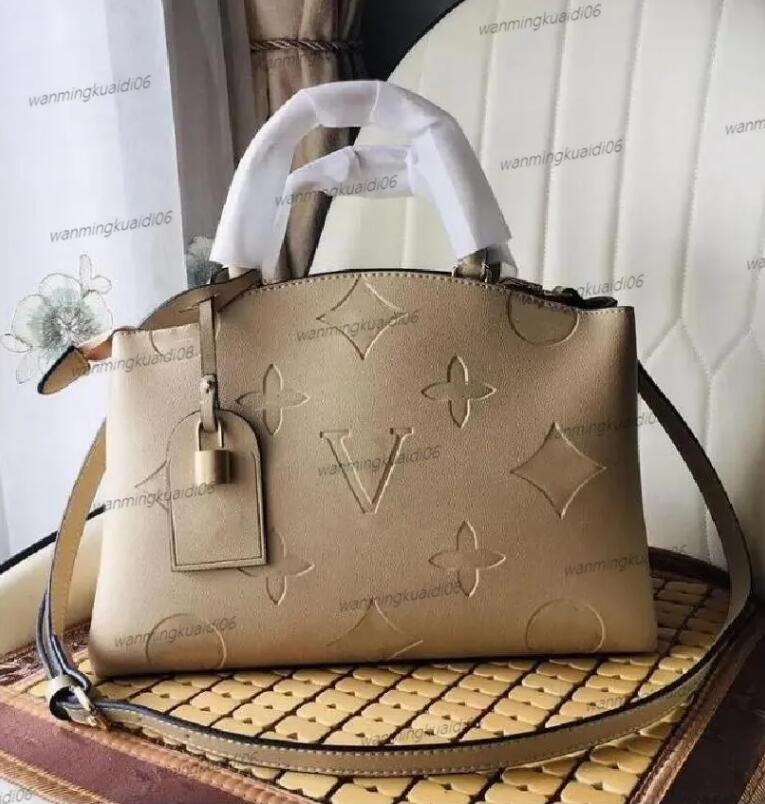 Top Leather Handbags Womens Corssbody Messenger Bags Purse Tote Satchel Embossing Vintage Designer Shoulder Bags M58706 Lady dhgate Handbag 