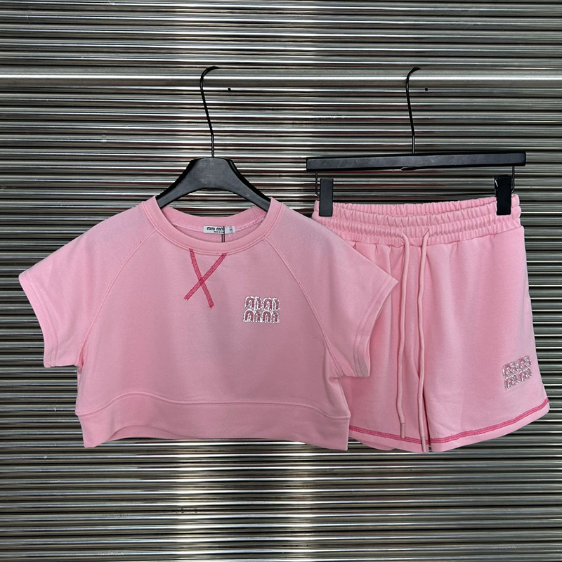 Sexy beach tracksuit woman summer T shirts vacation casual vest set super short shorts girls outdoor swimsuit brand sportswear SML-image-971215778