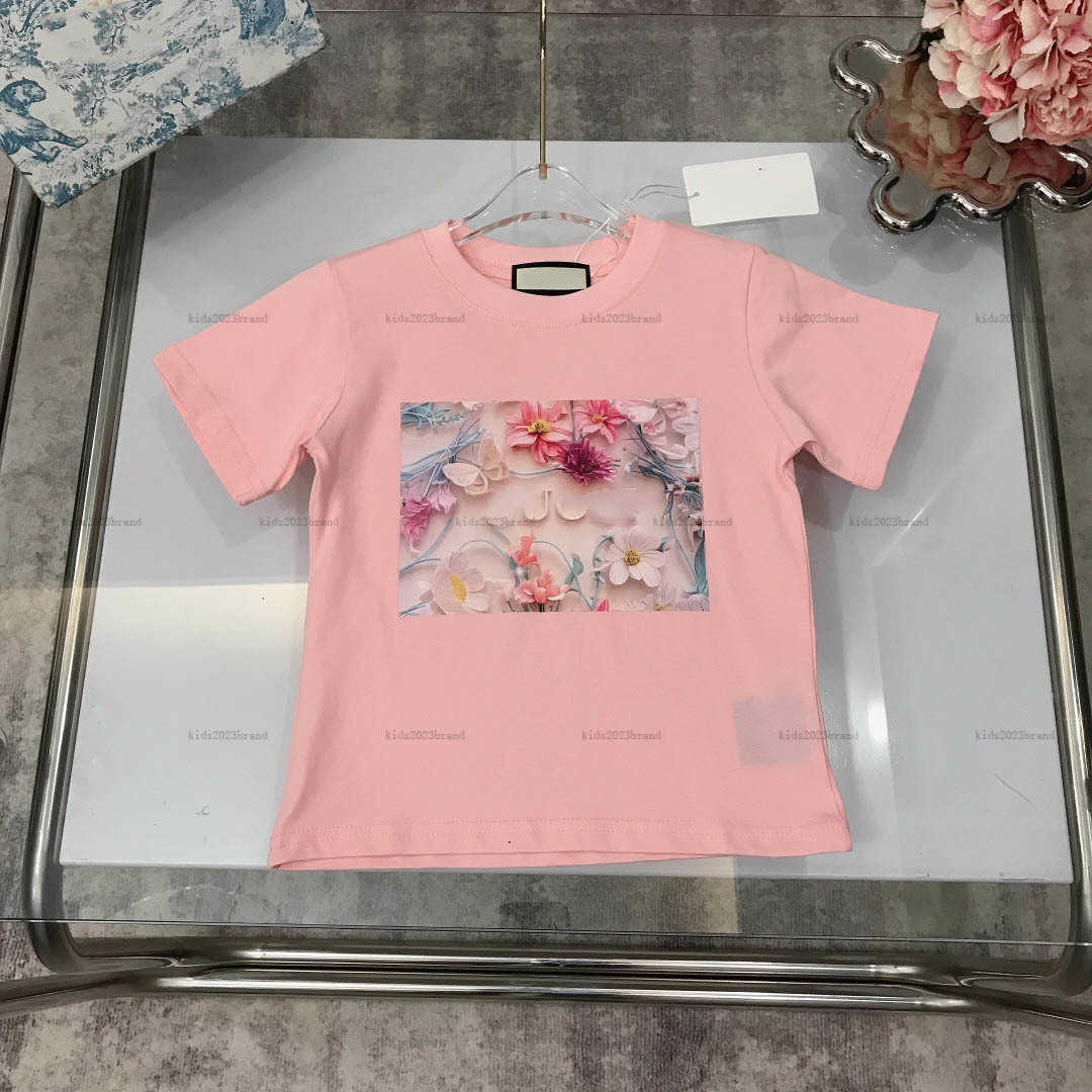 New baby T-shirt kids designer clothes Short Sleeve child tshirt Size 100-150 CM 3D pattern printing girls boys tees-image-1035664251