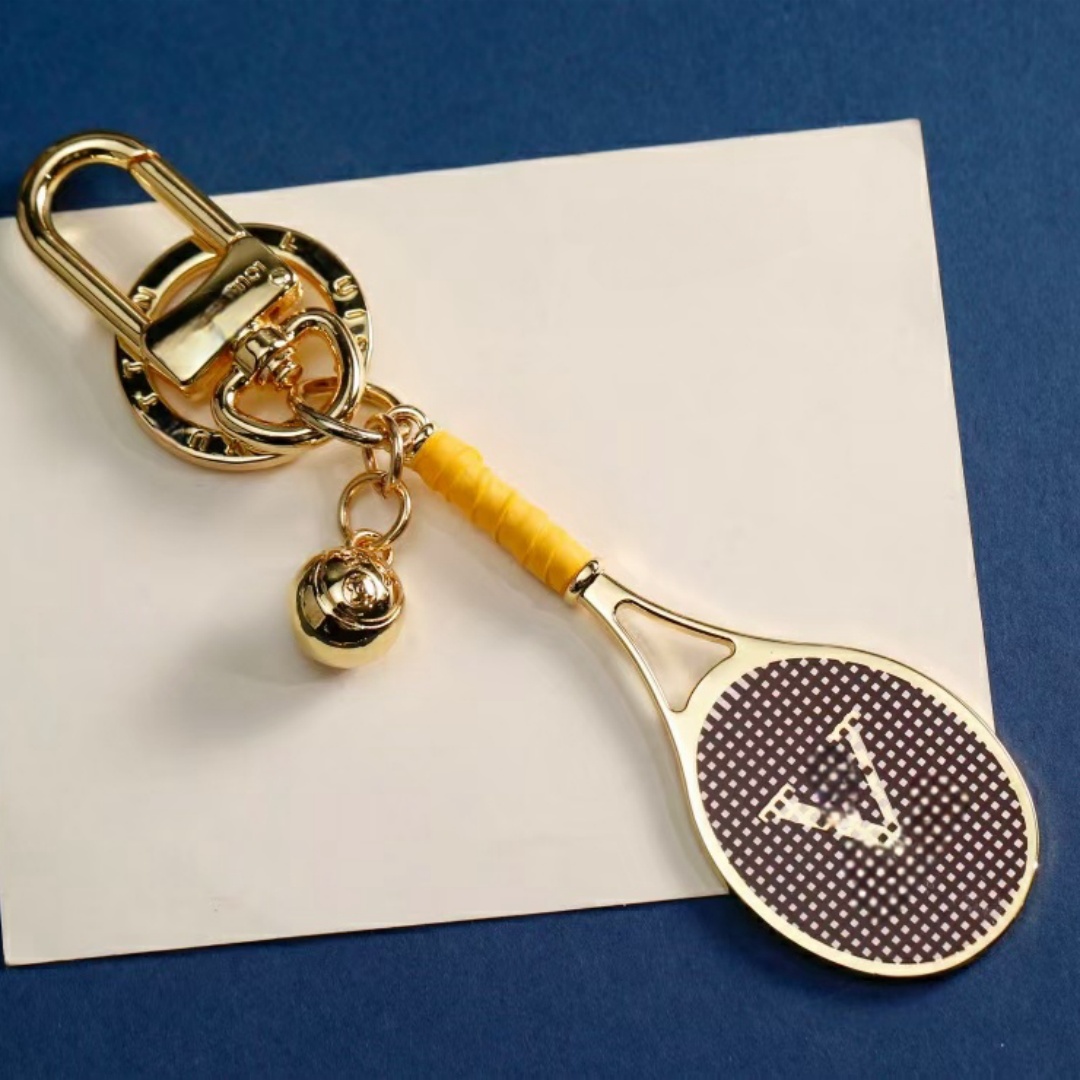 Keychains Lanyards Designer Keychain for Men Women Fashion Tennis Racket Keychain Luxury Car Keychains Stainless Steel Key Chain Bags Pendant Love G