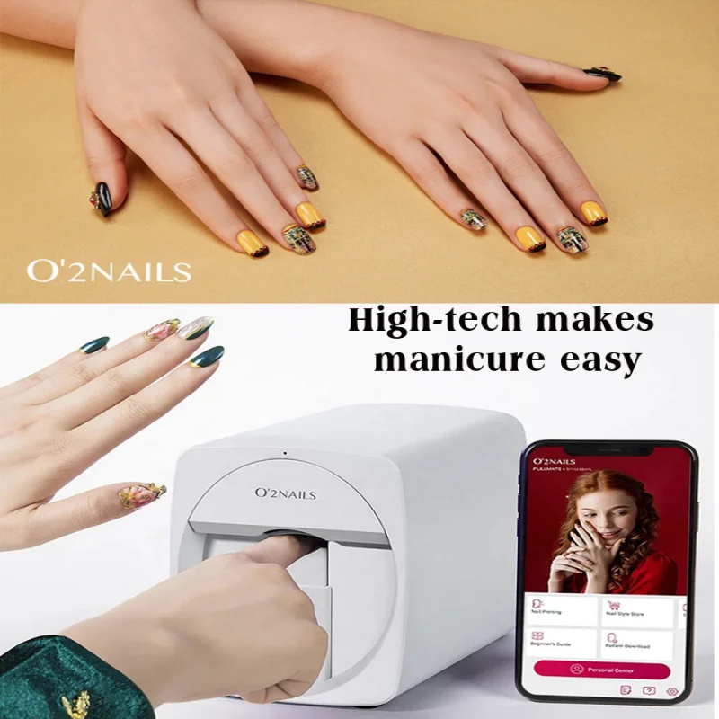 Professional Mobile nail printer nail Printing machine Portable Mobile 3d Nail Printer Home Use Nail Art Equipment-image-942325799
