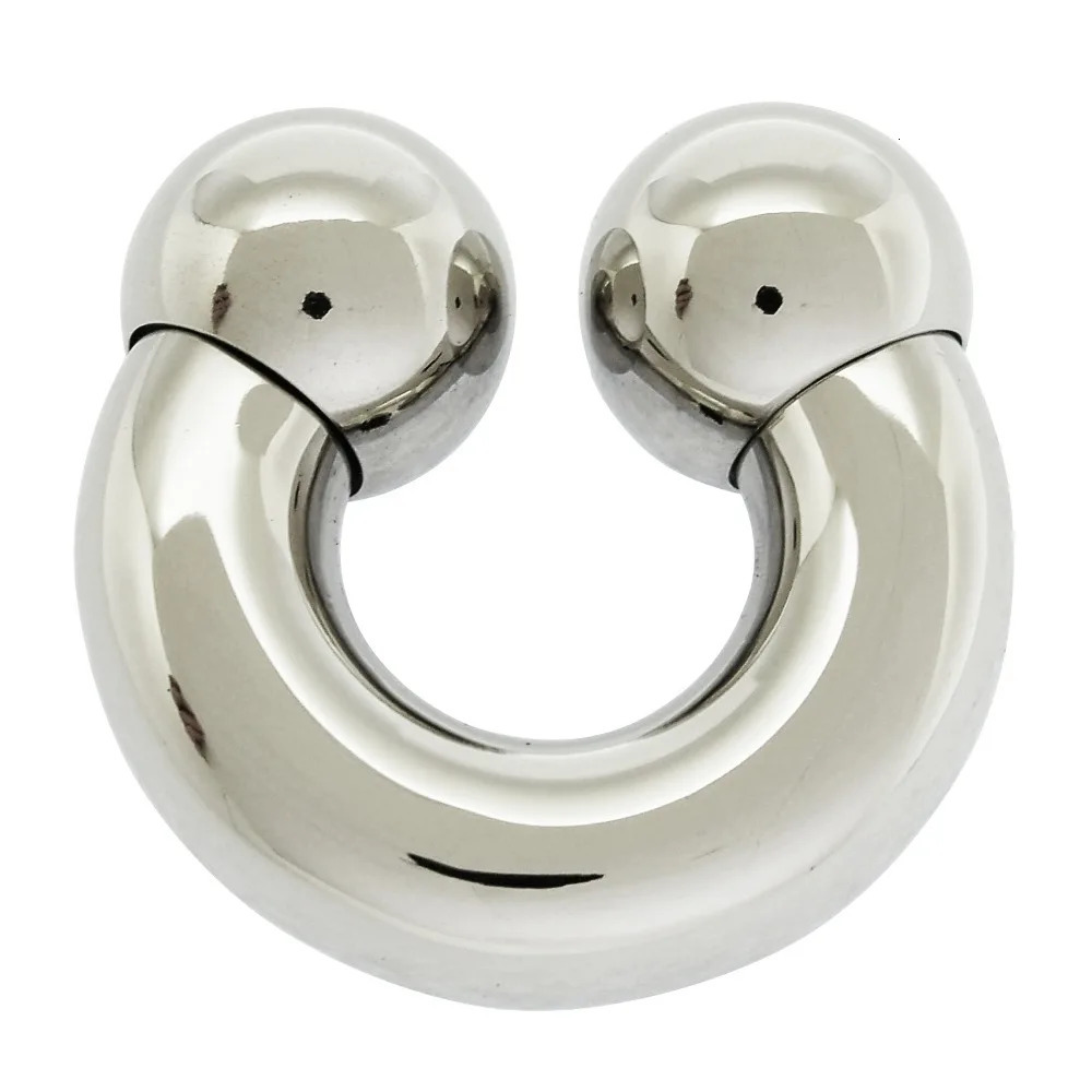 10mm thick 316L stainless steel body piercing jewelry circular barbell piercing ring body jewelry 240127