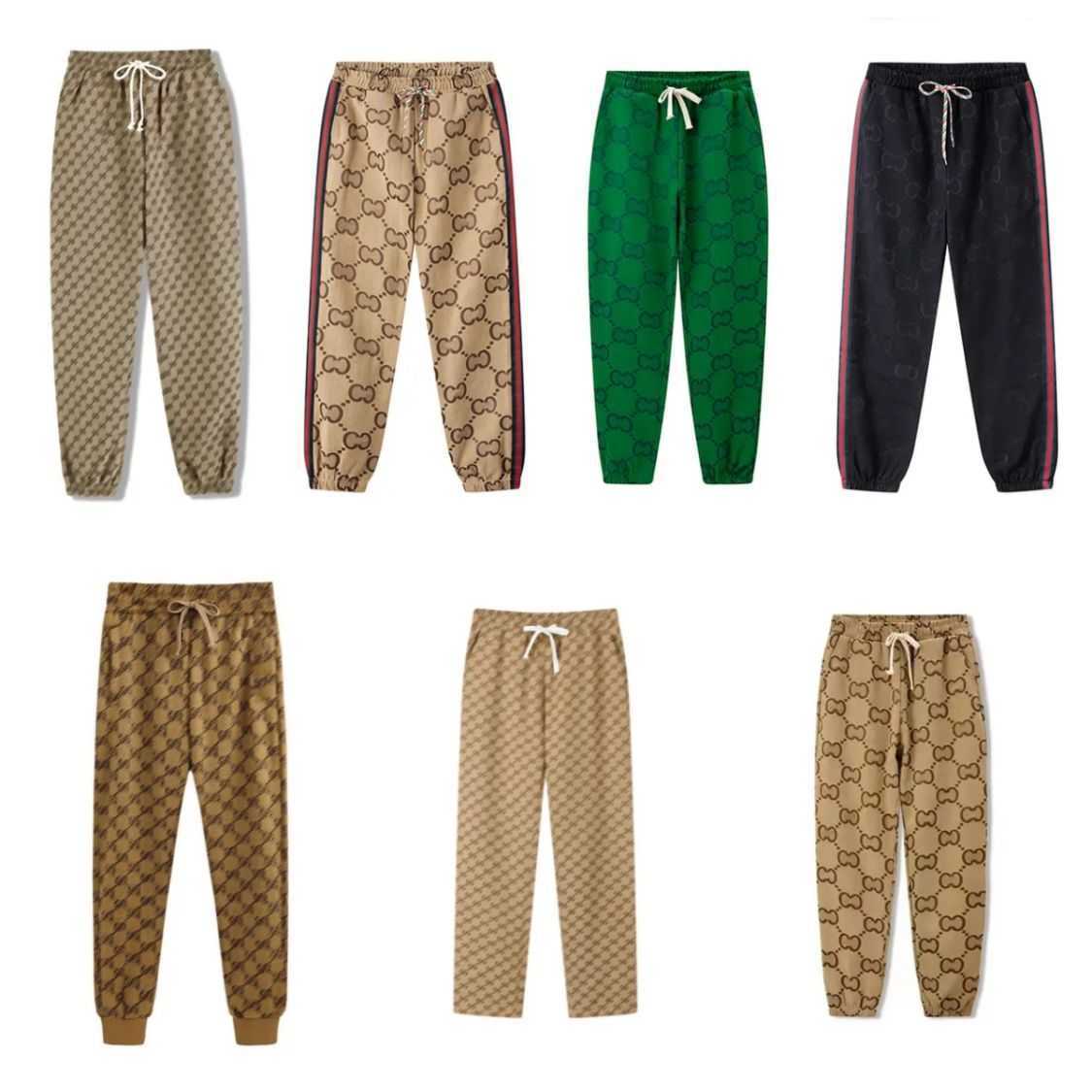 GG sports Pants 24ss High Street Mens Designer Long Letters Print Drawstring Joggers Women Sweatpants HipHop Sports Trouser Highly Quality ggpant-image-942404228