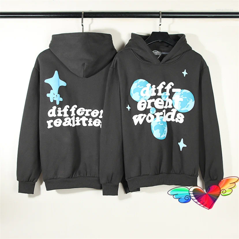 Men's Hoodies Shift Of Energy Hoodie Men Women Foam Print Hip Hop Pullovers Fleece Sweatshirts-image-942481966
