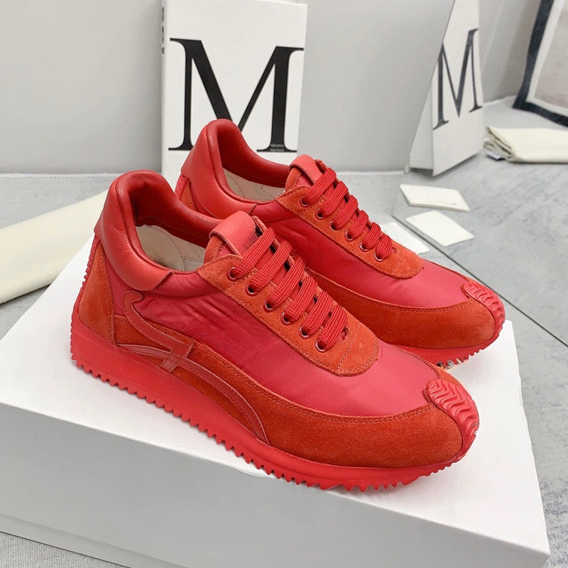 Mens Womens Casual Shoes Flow Runner in nylon suede Lace up sneaker soft upper honey rubber wave sole Curves around size 35-44-image-942727789