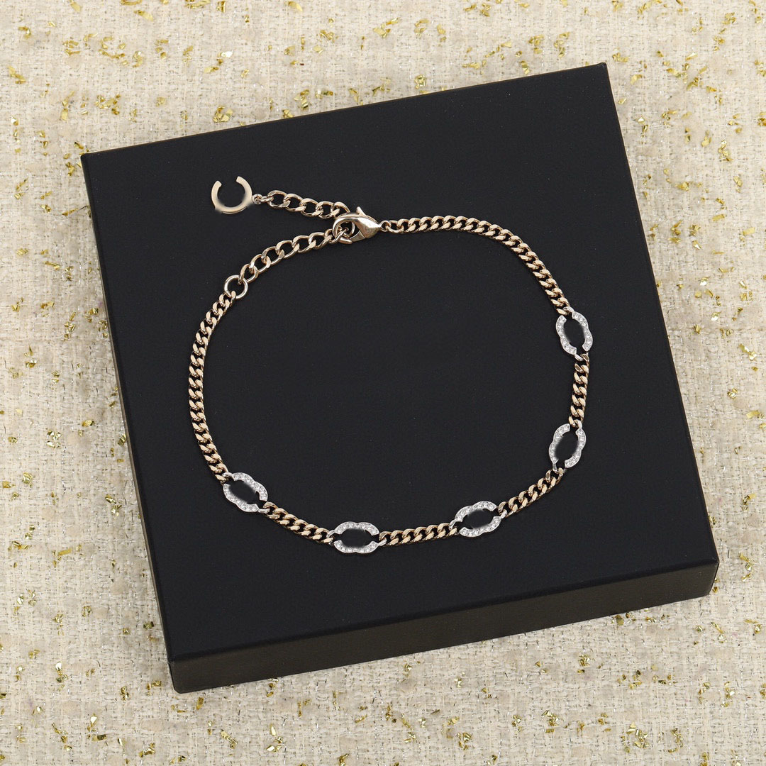 Collier ras-de-cou pendentif luxe qualité avec diamant en or 18 carats couleur noire boîte gravée PS3919A