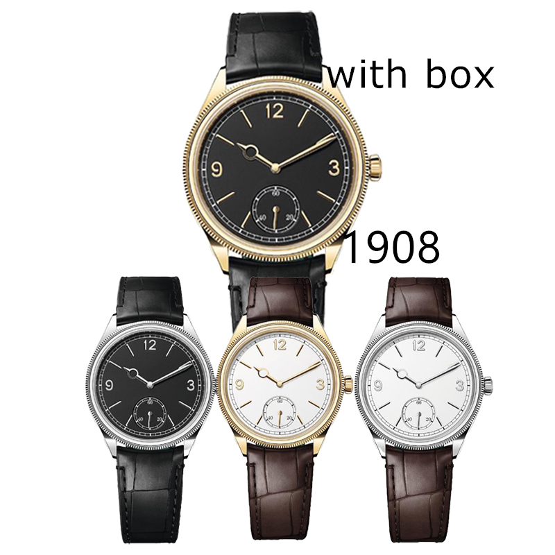 1908 Luxury Watch Men's Watch 52508 40mm Automatic Movement Wristwatch Sapphire Glass Leather strap Stainless Steel dial Montre de Luxe Luxu-image-942732306