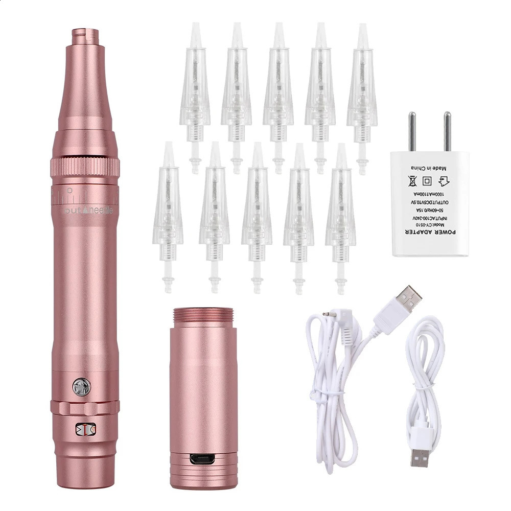 Wireless Tattoo machine Permanent Makeup Tattoo Pen Makeup Beauty Art Eyebrow Lip Microblading Rechargeable Tattoo supplies kit 240122