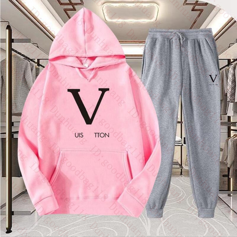 womens tracksuits designer tracksuits women sweater tracksuits Spring Autumn new casual hooded sweater set high-quality letter printing trend wom-image-943101356
