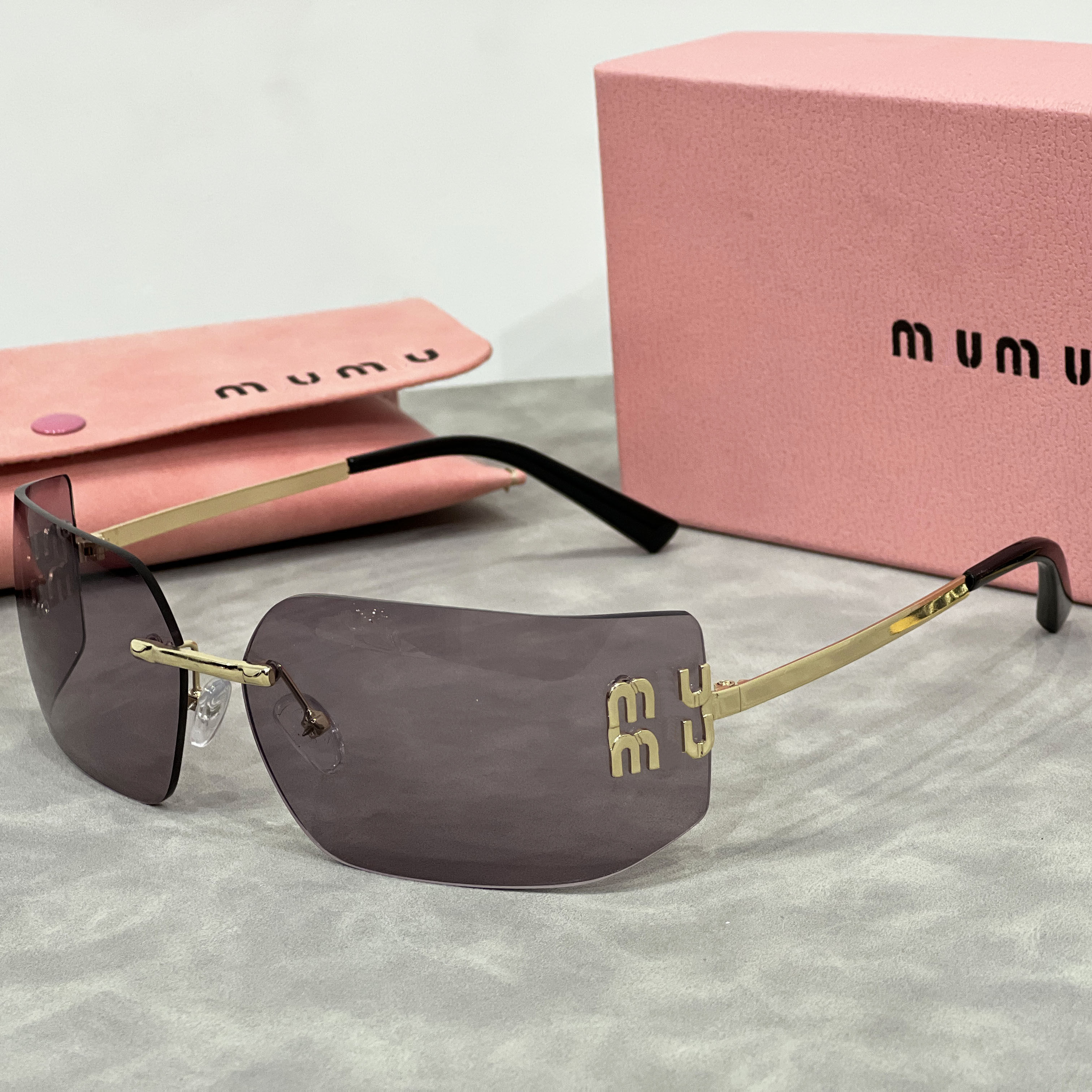 Designer sunglasses for women miumius sunglasses luxurys sunglasses miuity miu letter runway glasses womens squared eyeglasses shades travel driving sunglass 