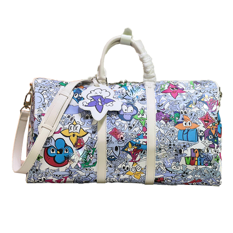 Fashion Designer Bag Travel Bag Duffel Bag Backpack Luxury Handbag Limited Edition Graffiti Bag Tote Bag Outdoor Travel Business Trips Bag-image-943622991