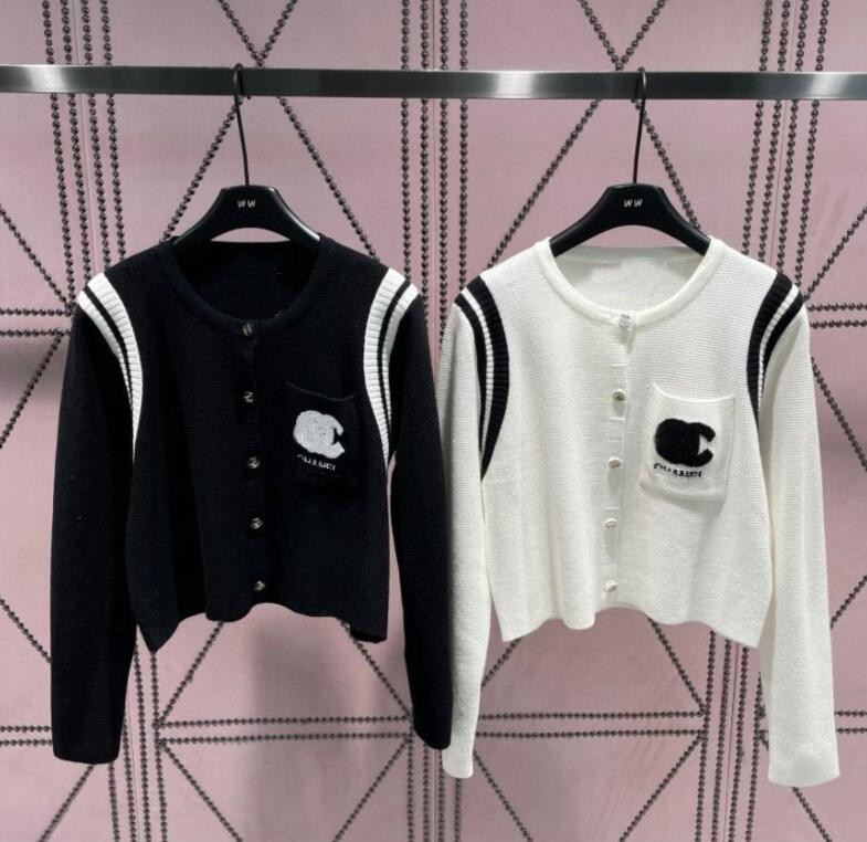 New Women's Sweaters Spring Autumn Casual short Knitwear Sweaters brand CC designer Sweaters H18