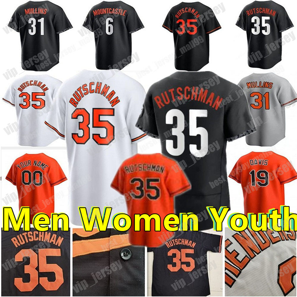 2024 Custom City Connect Adley Rutschman Jersey Gunnar Henderson Ryan Mountcastle Cedric Mullins Anthony Santander Cal Ripken Lopez Austin Hays M-image-944002338