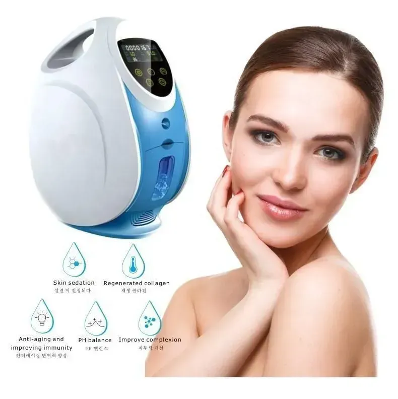 Korea Face Oxygen Therapy Mask Dome O2toDerm Oxygen spray Skin Rejuvenation Facial Machine