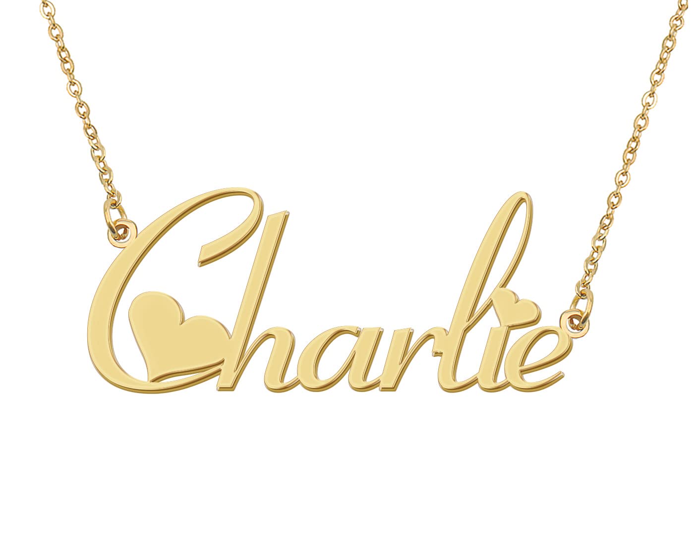 Charlie Name Necklace Custom Nameplate Pendant for Women Girls Birthday Gift Kids Best Friends Jewelry 18k Gold Plated Stainless Steel Jewelry Pe-image-607810391