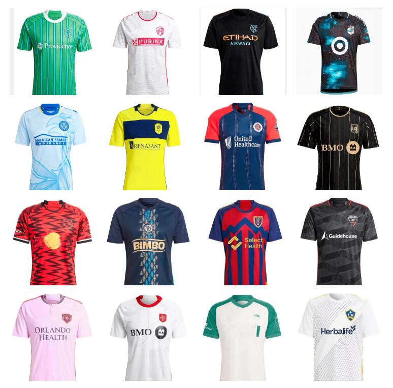2024 2025 ATLANTA new Philadelphia NYCFC FC RED SEATTLE SOUNDERS England SOCCER JERSEYS UNITED Columbus BULLS LAFC York Nashville football shirts Cr