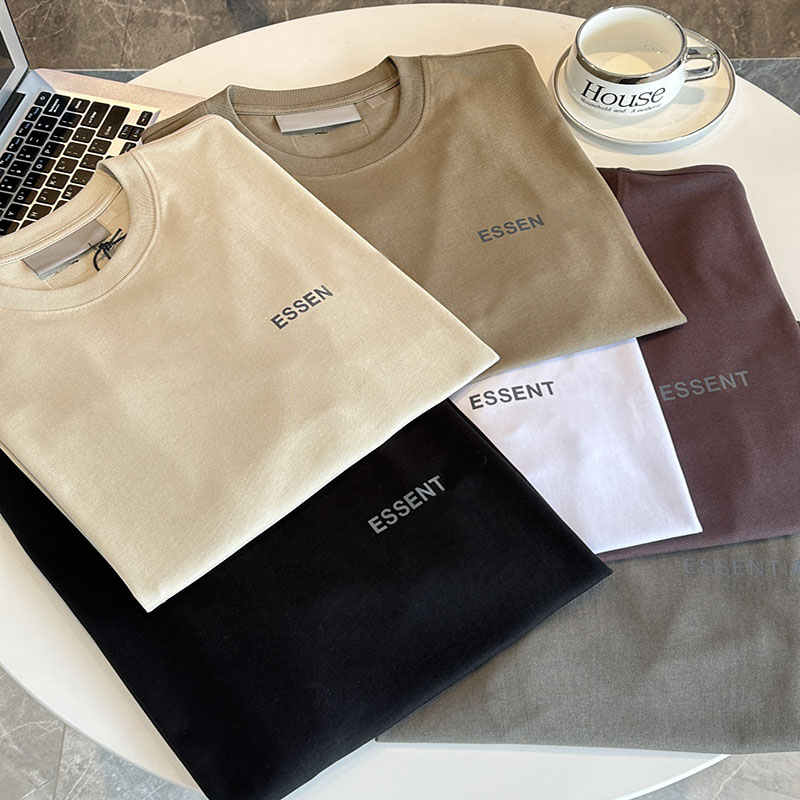 Mens T Shirts ESSIAL Designer 24FW Tshirts Summer Women Breathable Womens Shirt Short Sleeves Size XS-XL-image-944609117