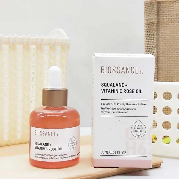 Biossance Face Oil Serum 50ml SQUALANE COPPERPEPTIDE RAPID PLUMPING SERUM 1.7floz 30ml SQUALANE VITAMIN C ROSE OIL 1floz High Quality Skin Care F