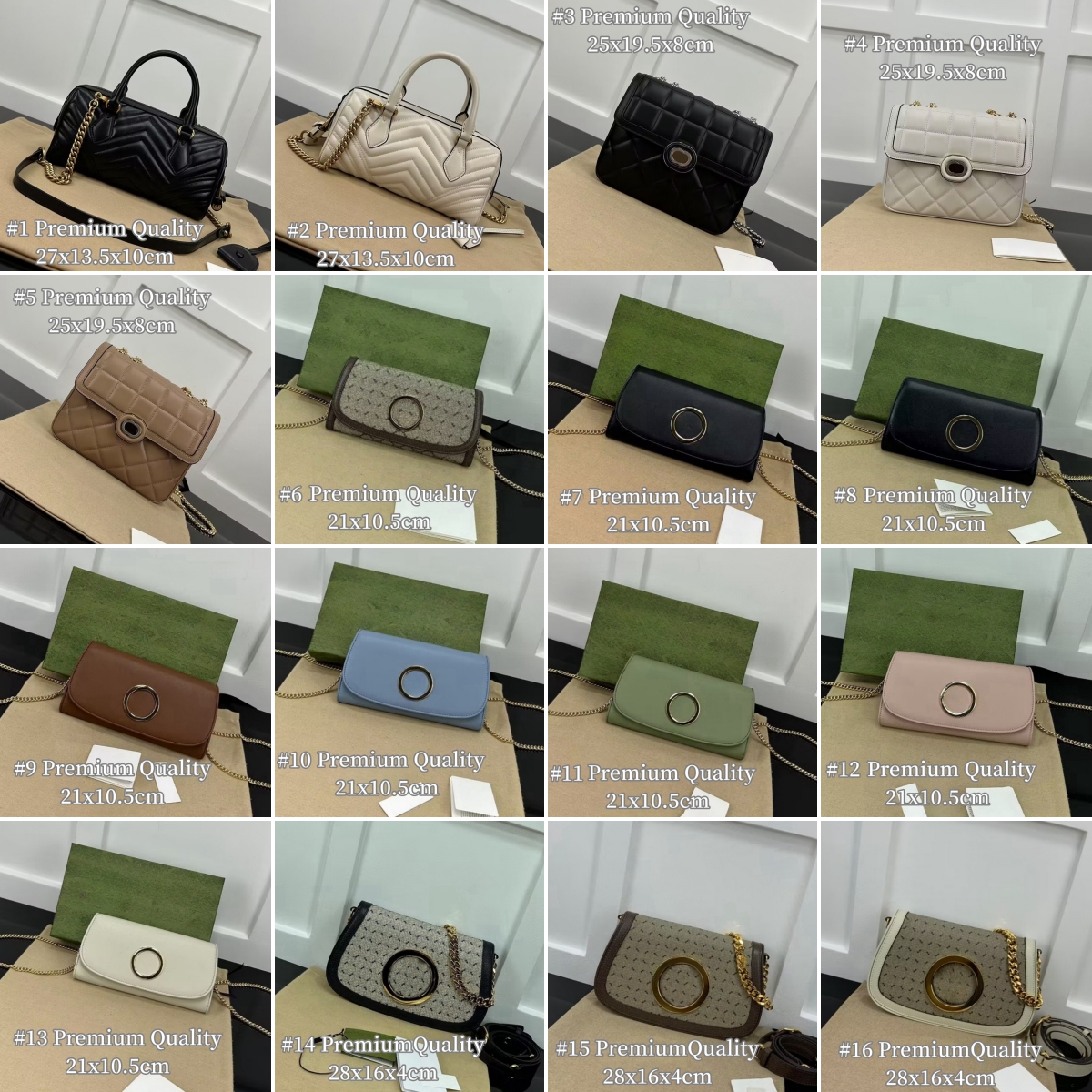 (go off picture not the description) 10A Premium Quality Pillow Handbag Women's Leather Crossbody Totes Chain Bags Festival Gifts 26195 2619-image-943568000