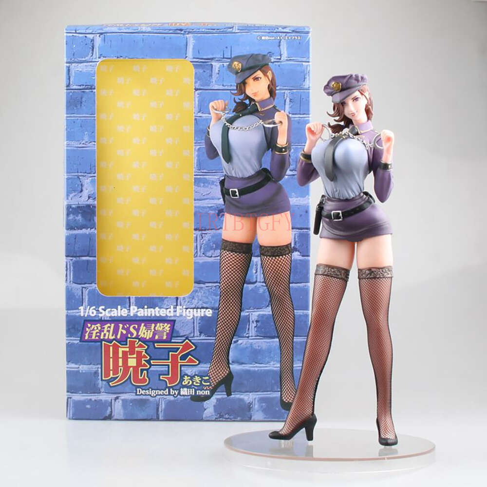 Anime Manga 28cm Lewd and Shaking S Policewoman Xiaozi A-PLUS 1/6 Anime PVC Action Figure Toy Game Collectible Model Doll-image-945239783