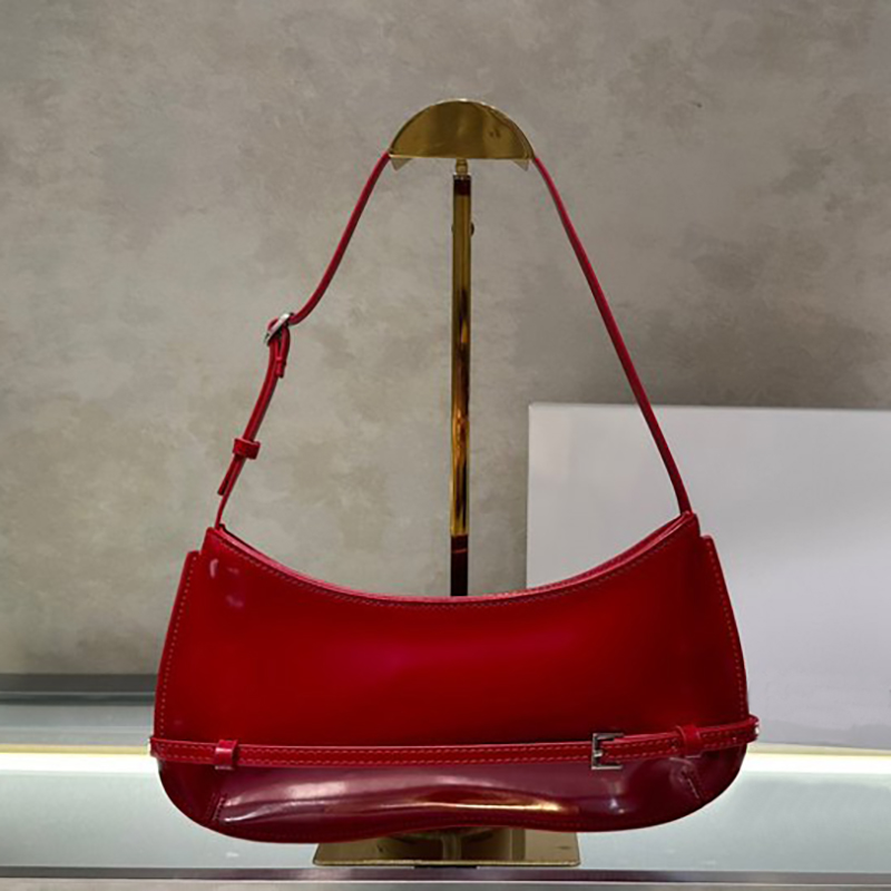 With Box Designer Le Bambino Bag Red Women Leather Shoulder Bag Crossbody Satchel Vintage Handbags Fashion Purses Luxury Tote-image-945165361