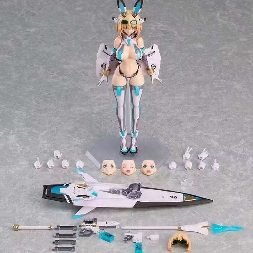 Anime Manga 17cm Bunny Suit Planning Sophia F. Shirring Figma Sexy Nude Girl Model PVC Anime Action Hentai Figure Adult Toys Doll Gifts-image-945228630