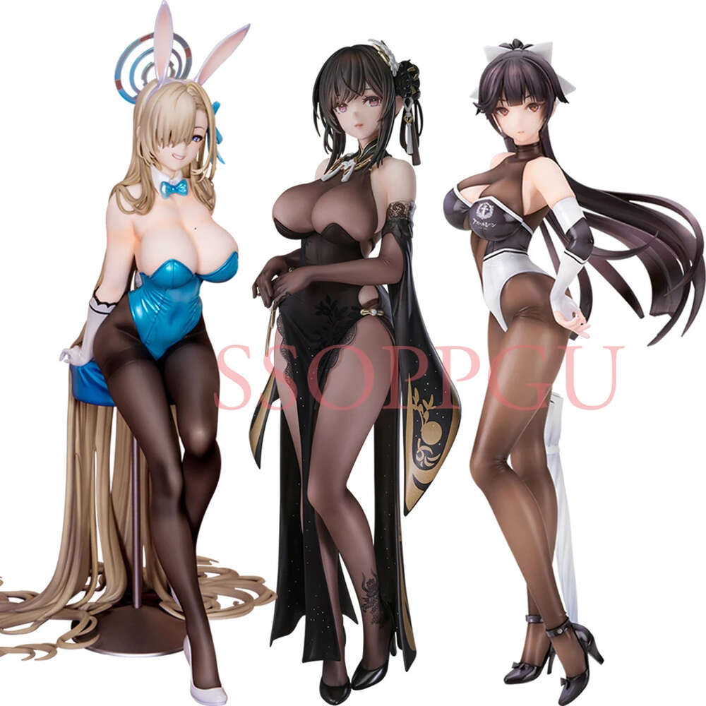 Anime Manga Azur Lane Takao Atago Chen Hai Bache Blue Archive Ichinose Asuna Anime PVC Action Figure Toy Game Collectible Model Doll-image-945240994