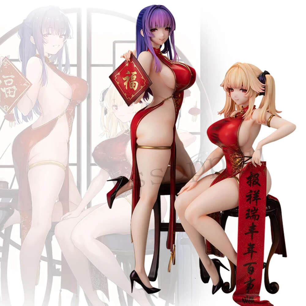 Anime Manga 40cm Native Binding Moehime Union Yuri & Stella Fruitful Year 1/4 Anime PVC Action Figure Toy Adult Collection Model Doll-image-945242097
