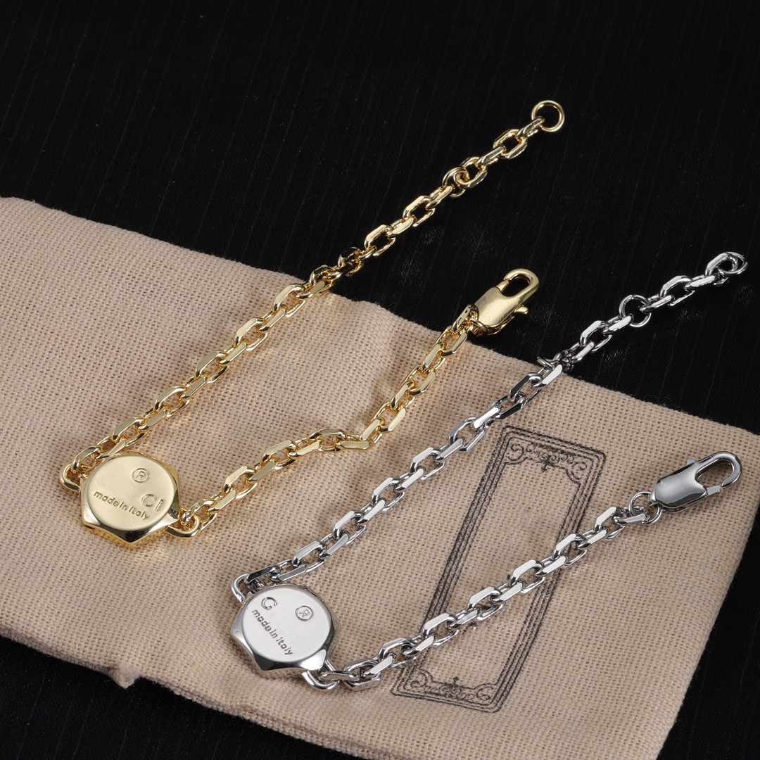 Bracelet de la lettre en or de concepteur de luxe Top Bracelet pour femme homme cadeau bracelet en argent Bracelet Bijoux