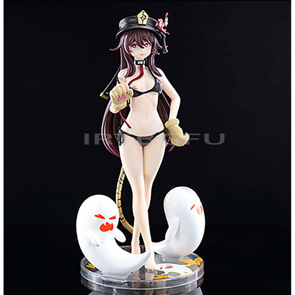 Anime Manga Hu Tao Tiger Claws Figurine Anime Girl PVC Action Figure Toy Genshin Impact Game Statue Collection Model Doll-image-945242359