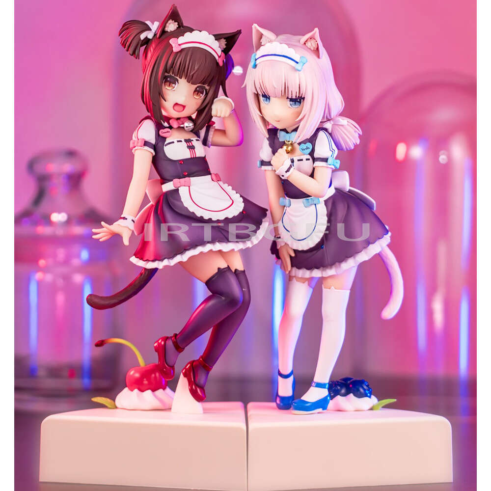 Anime Manga Vanilla Nekopara Chocola 1/7 Pretty Kitty Style PLUM Japanese Anime PVC Action Figure Toy Game Collectible Model Doll-image-945239837