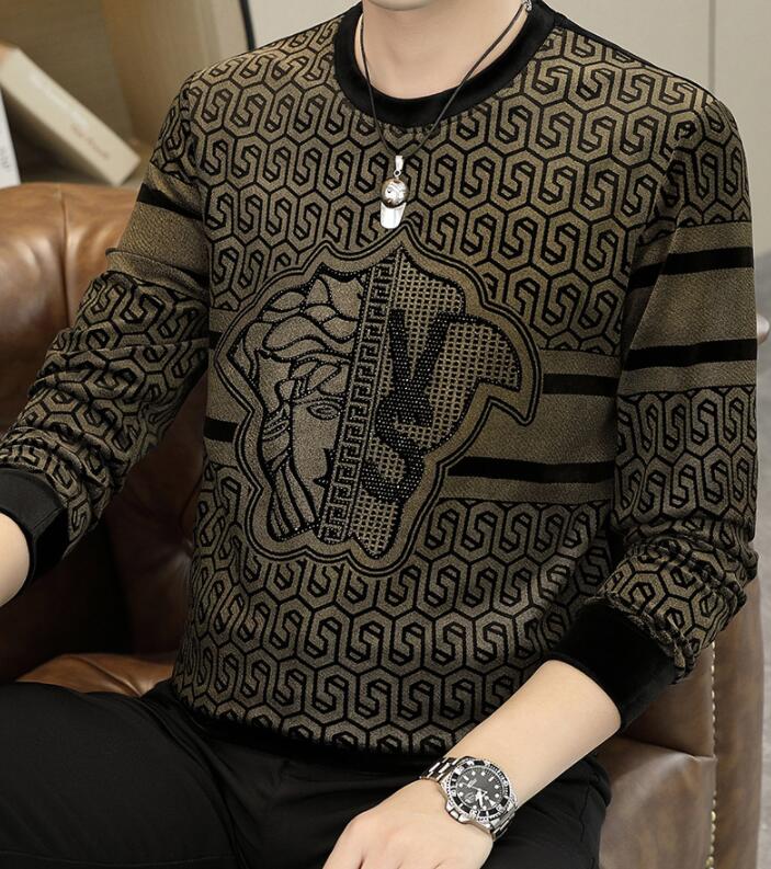 24ss Men's brand new Long sleeved fashion hoodies Sweatershirts luxury desinger T-shirt underlay Hot Diamonds man black hoodie