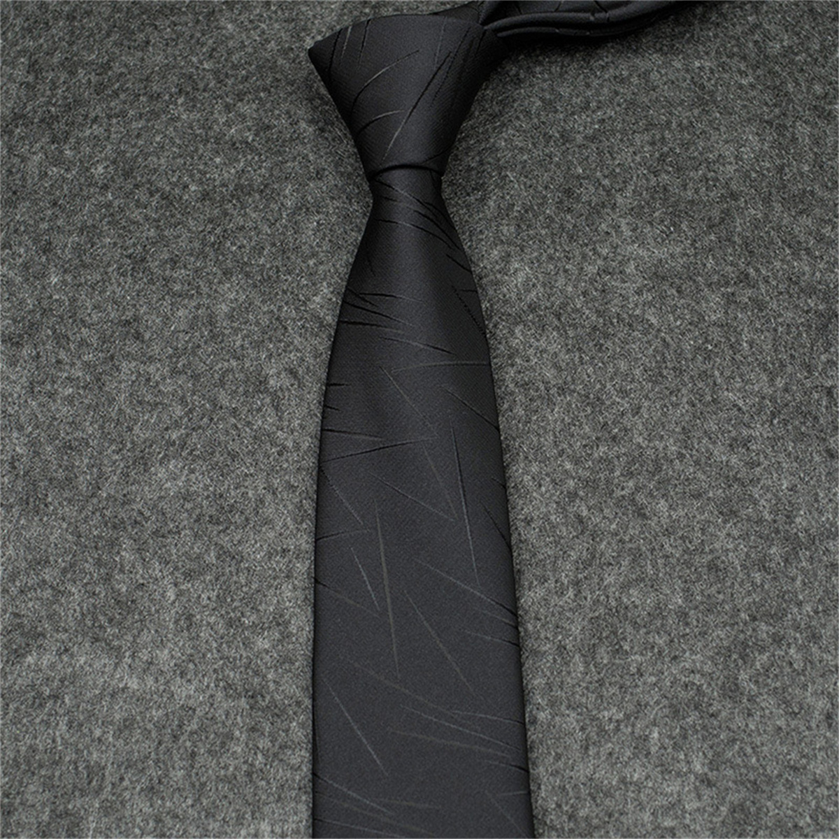 Luxury 2024 New Box Neck Ties Designer Silk Necktie black blue Jacquard Hand Woven for Men Wedding Casual and Business Necktie Fashion Box Ties-image-945273365