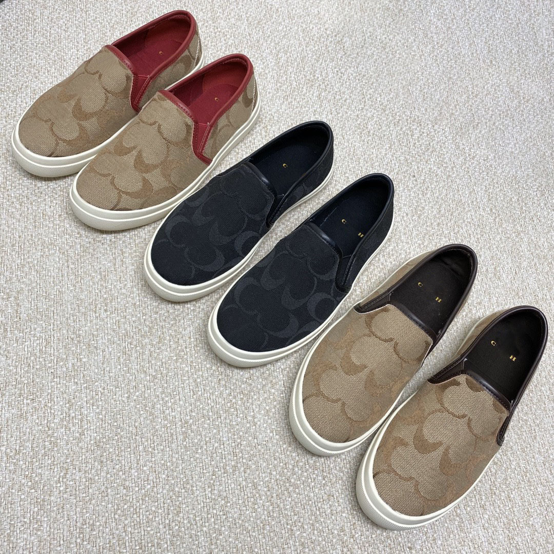 Chaussures de créateur de femmes baskets pêcheurs de luxe à talon plat mocassin de danse en cuir en cuir