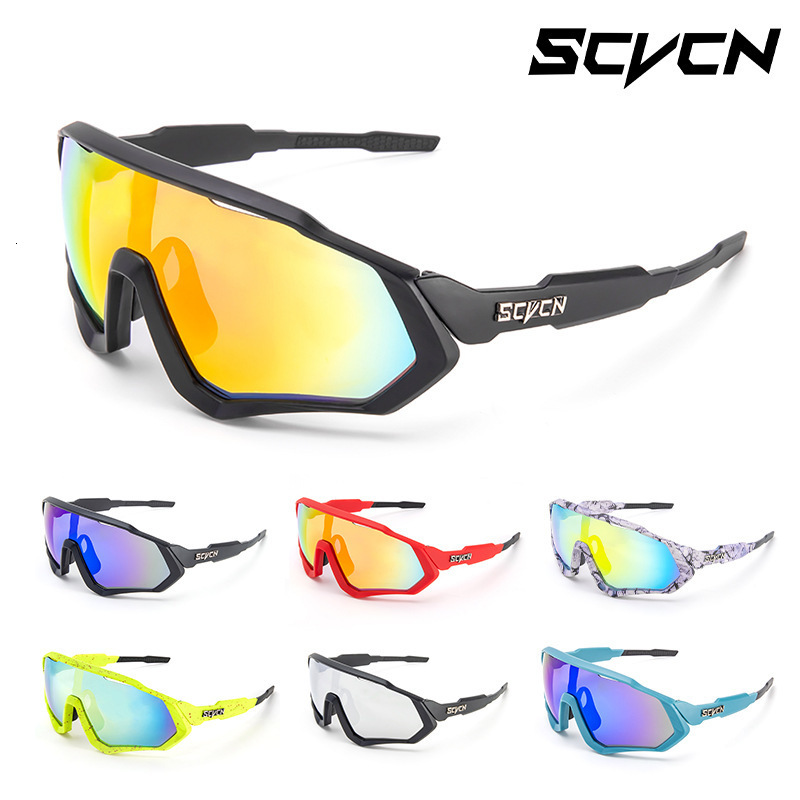 Lunettes de vélo VTT Sports de plein air en cours d'exécution lunettes de soleil de sécurité coupe-vent hommes femmes route équitation lunettes d