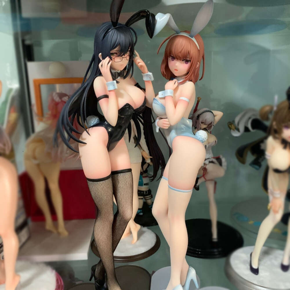 Anime Manga 30cm Ensoutoys Black Aoi White Bunny Natsume 1/6 Scale PVC Action Figure Adult Collection Model Toys Hentai Doll Gifts-image-945426757