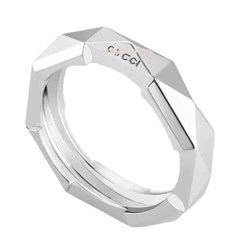 Unisex Fashion designer ring sterling silver rings stud band ring rings for mens and womens party wedding engagement jewelry lovers