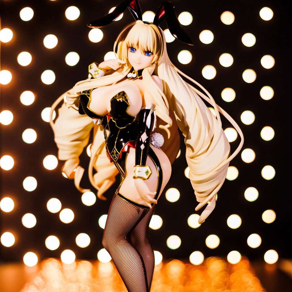 Anime Manga 300mm Unionism Quartet A3-days Sieria Leodiehl Bunny Girl PVC Action Figure Toy Adults Collection Model Doll Gifts-image-945426984