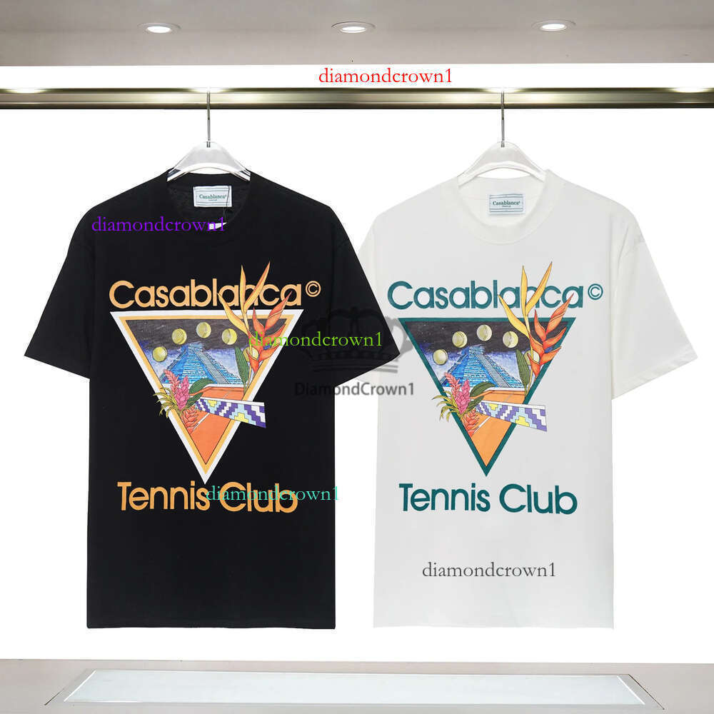 casablanc shirt Designer T Shirts Luxe Tshirt Casablanca casablancas shirt for Men Top Oversized Tee Casablanc Casa Blanca Clothing Fashion Summer Crew Neck Short 