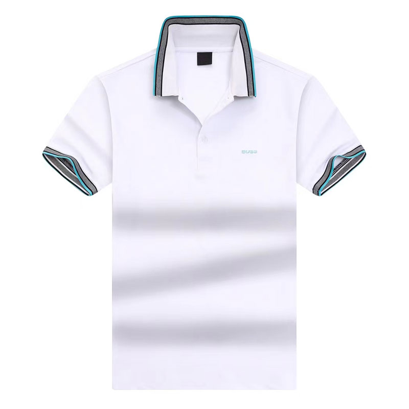 Mens Polo Shirt Lapel Letter Print Fashion Luxury Designer Summer Casual T Shirt Breathable Solid Color Short Sleeve Men's Top 4 Styles M-3X