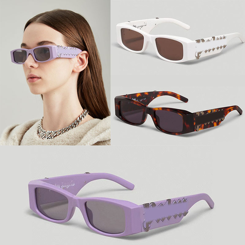 Square sunglasses PER1001 mens and womens new fashion catwalk show Thick box casual wild designer glasses temple letter spelling travel vacation