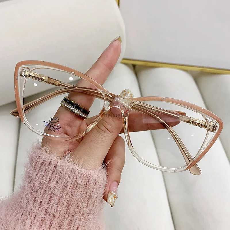 Eyeglass Frame Droom Godin Tr90 Ultralight Myopia Optical Glasses Frame Fashion Women Anti Blue Light Transparent Computer Glasses Brand Design-image-945999301