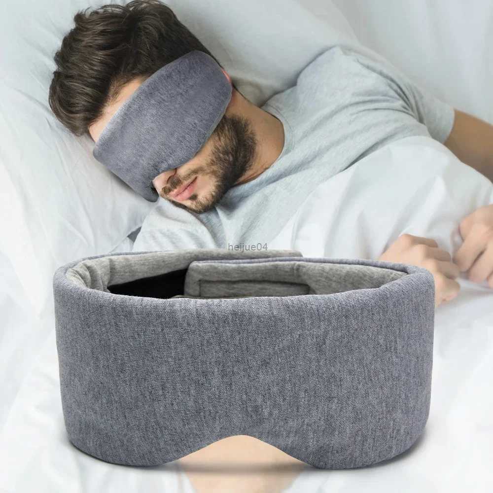 Sleep Masks 100% Cotton Silk Sleep Mask Blindfold Eye Cover Eye Patch Women Men Soft Portable Blindfold Travel Eyepatch Sleeping Eye Mask-image-945984452