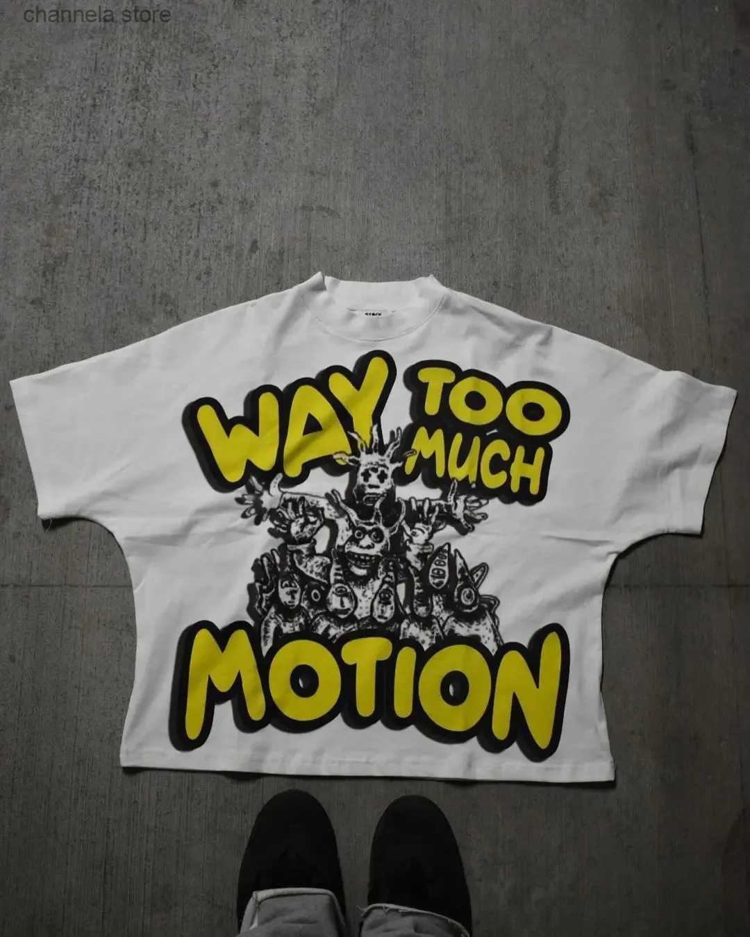 Men's T-Shirts Harajuku American high streetwear oversized graphic t shirt Couples y2k top hiphop goth all cotton material shirts women clot-image-946526287