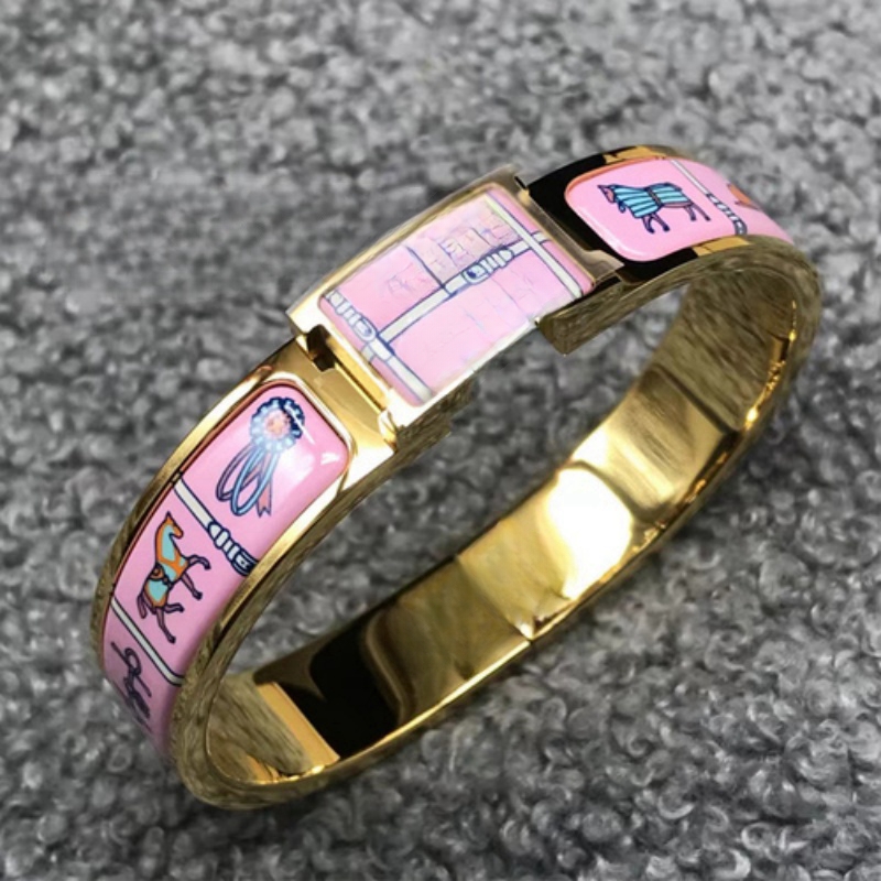 Fashion Designer Bracelets for Women Designer Gold Rose Gold Silver Bangle with Printing Festival Gifts with Box 25900-image-945987710