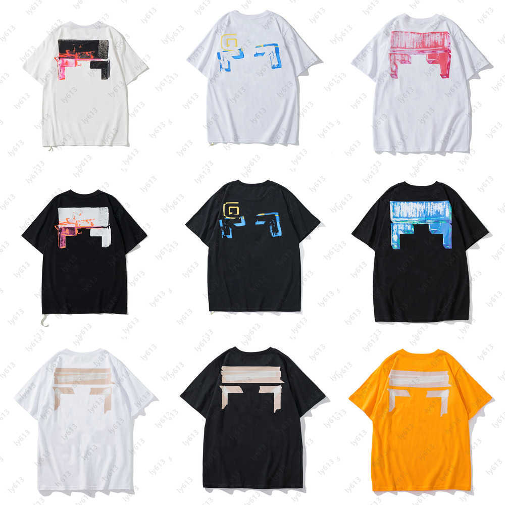 Summer tshirt mens designer t shirt men USA Luxury Streetwear Classic Brand Pattern Print Fashion High Street offes white shirts men clothes 