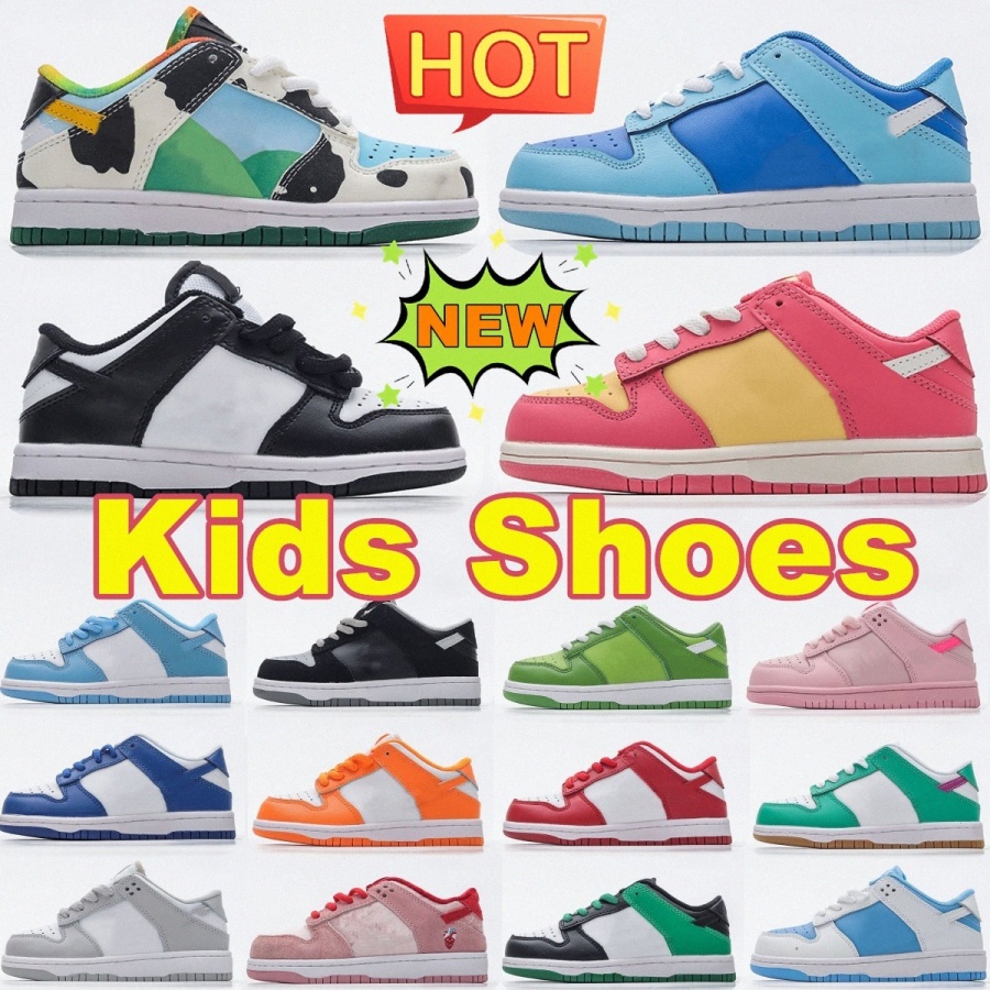 Toddler Kids designer shoes baby youth sneakers strawberry pink blue low Girls boys childrens kid shoe boy girl trainers-image-861495654