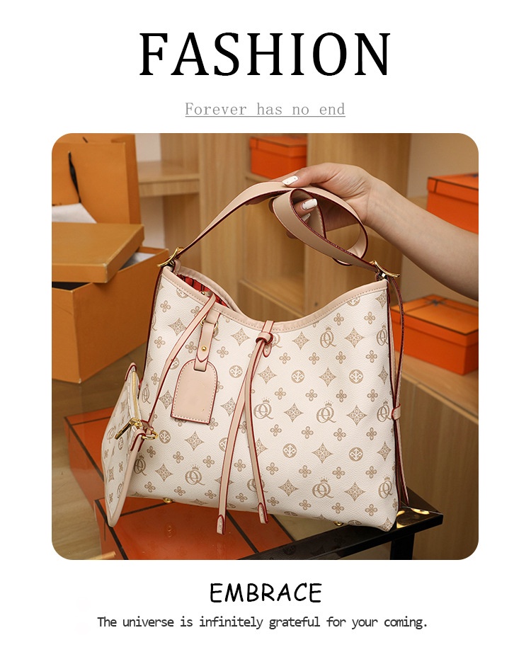 Designer Bags PU Fashion Tote Bag Large Capacity Bags For Women Wide Shoulder Strap Crossbody Bag Single Shoulder Bag Child-mother Handbags-image-946230961